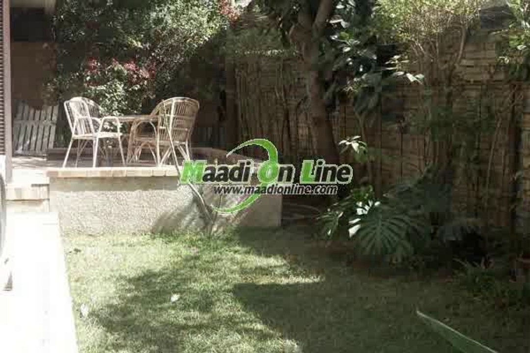 Ground floor duplex apartment with private entrance for rent in Maadi Sariaat  شقة دور ارضى دوبلكس بمدخل خاص للأيجار فى سرايات المعادى