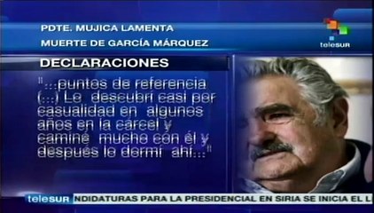 García Márquez deja un vacío difícil de llenar: Mujica