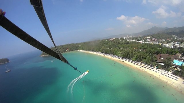 PARASAILING AT KATA BEACH, PHUKET THAILAND