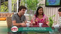 Irena Eyzaguirre y Andrés Salas cuentan detalles del musical 'Canciones para mirar'