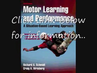Motor Learning Overview