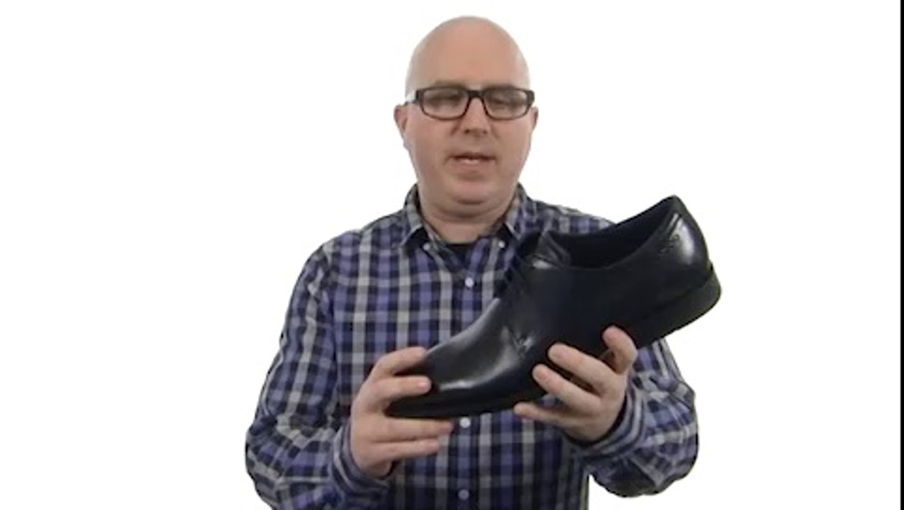 Ecco edinburgh plain toe tie black santiago