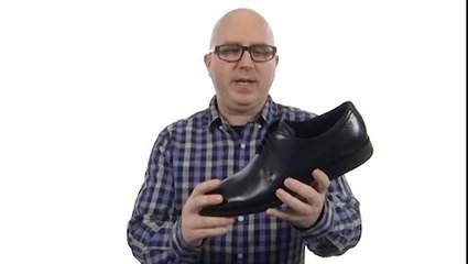 Ecco edinburgh plain toe tie black santiago