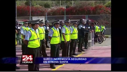 Municipio de Surco redobla la seguridad durante feriado largo por Semana Santa