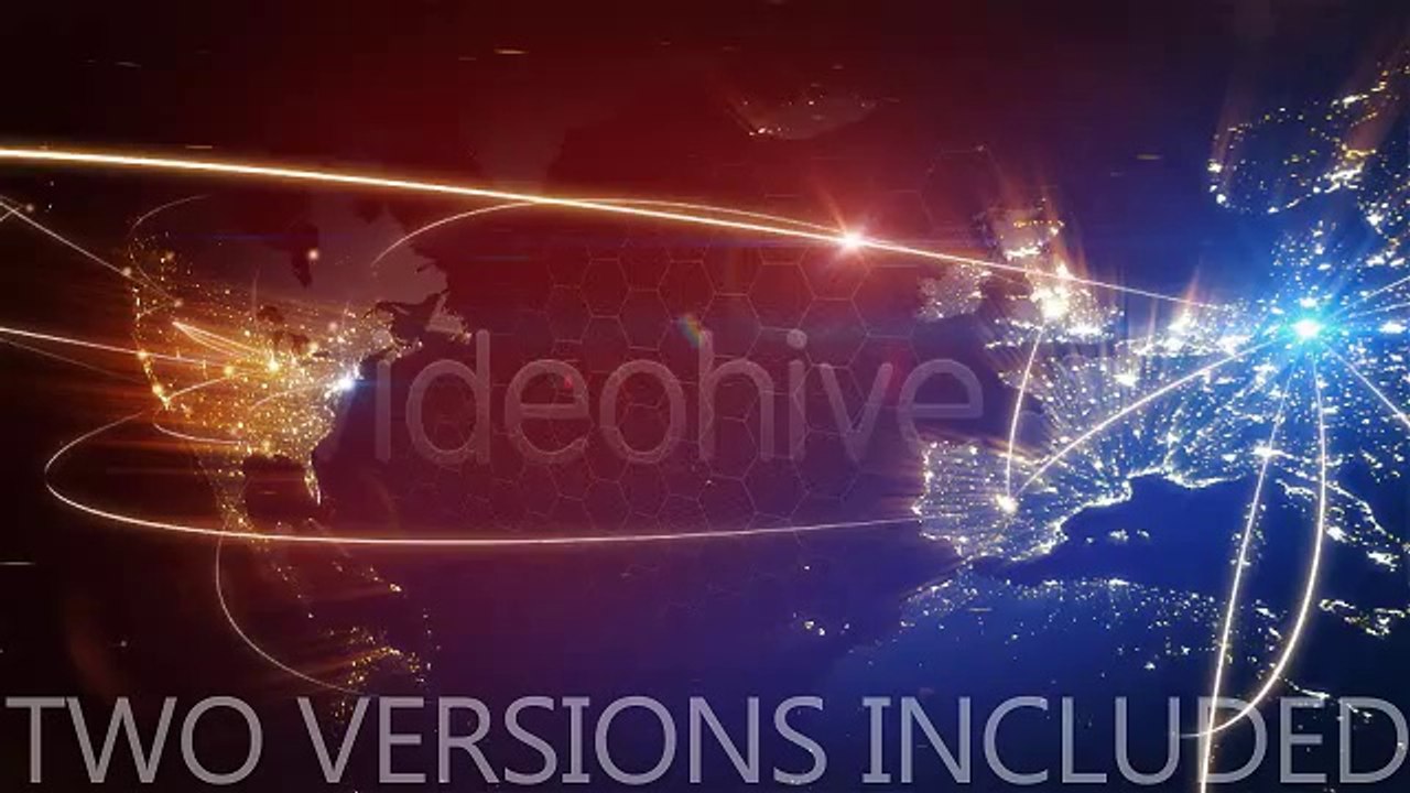 World Map Animation - After Effects Template