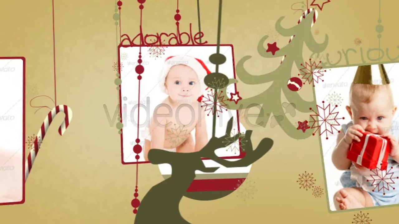 Retrostyled Christmas - After Effects Template