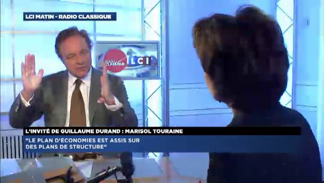 Marisol Touraine, invitée de Guillaume Durand avec LCI
