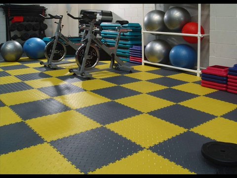 Mega lock Rubber Gym Tiles