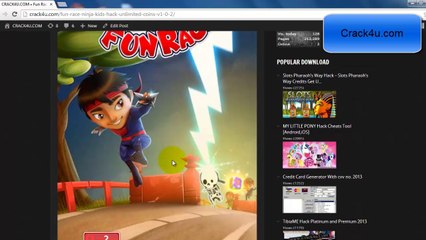 Fun Race Ninja Kids Hack Unlimited Coins