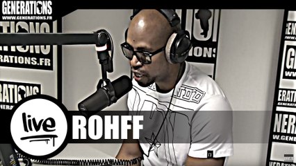 Rohff - L'Oseille (Live des studios de Generations)