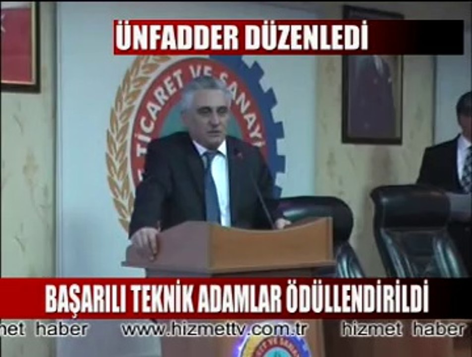 ÜNFADDER ÖDÜL TÖRENİ