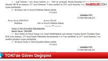 TOKİ'de Görev Değişimi