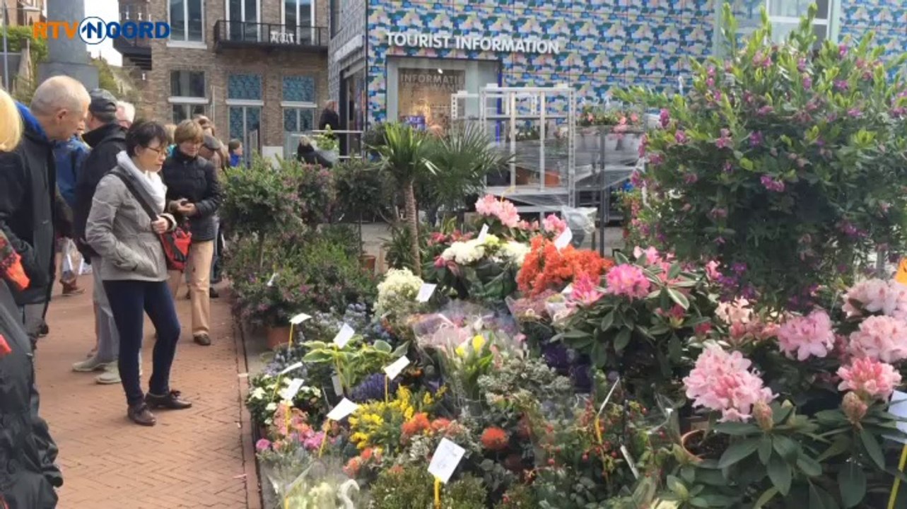 Bloemetjesmarkt in de binnenstad - RTV Noord