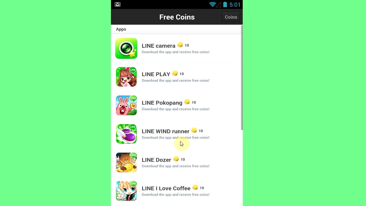 Free coins