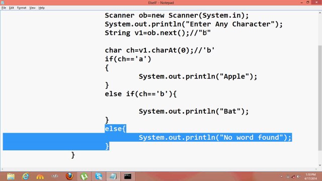 java programming tutorial 23 else if statement (sindhi)