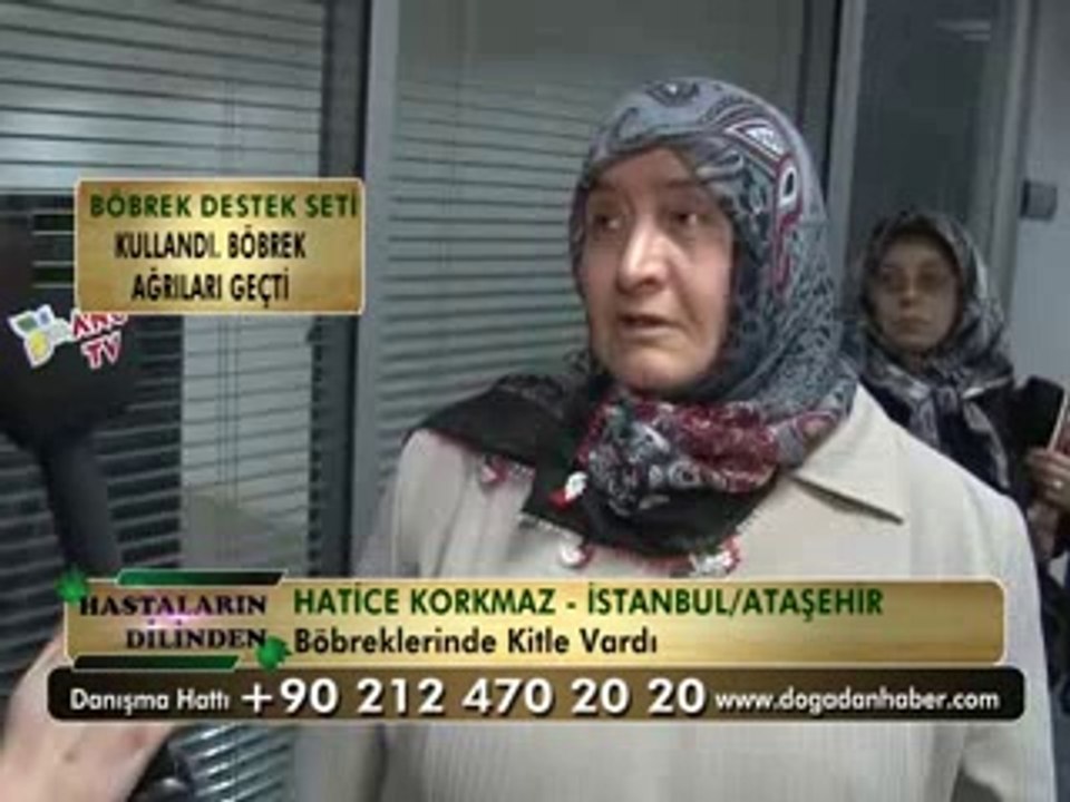 BÖBREKTE KİTLE HASTALIĞI VARDI ŞİFALI BİTKİLERİ KULLANDI