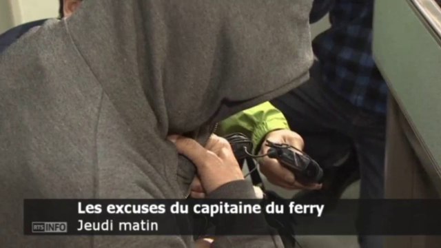 Le capitaine sud-coréen du ferry présente ses excuses