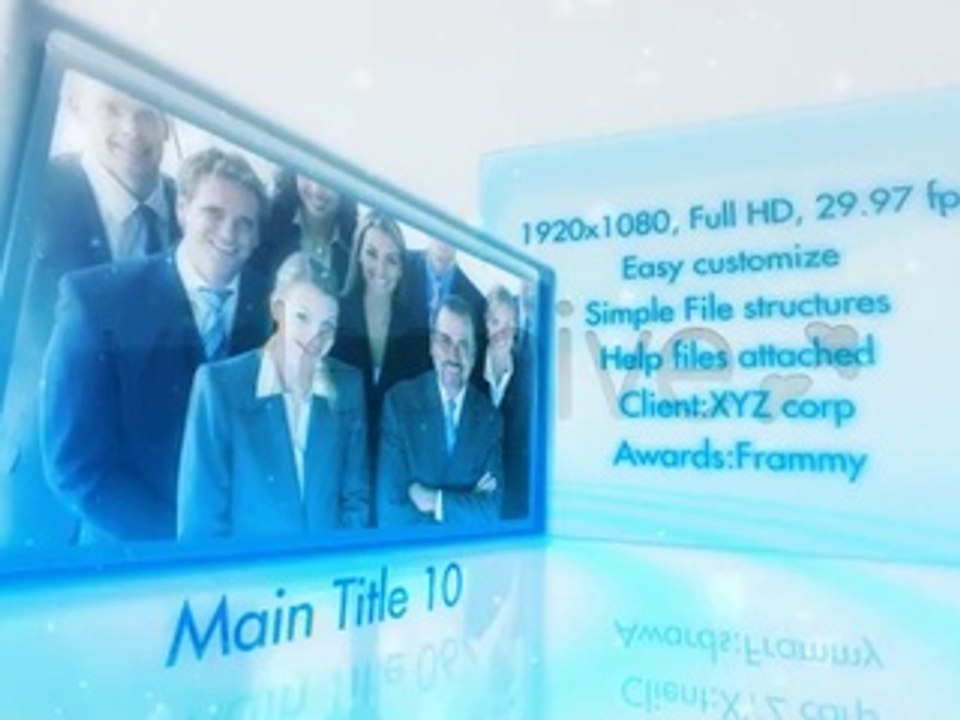 Clean Corporate presentation - After Effects Template