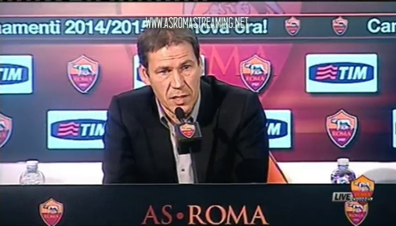 18/04/2014 - CONFERENZA STAMPA GARCIA