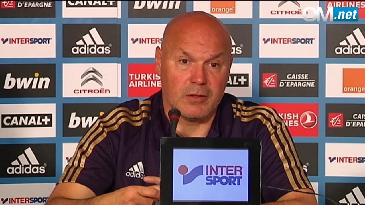 OM-Lille : José Anigo face à la presse