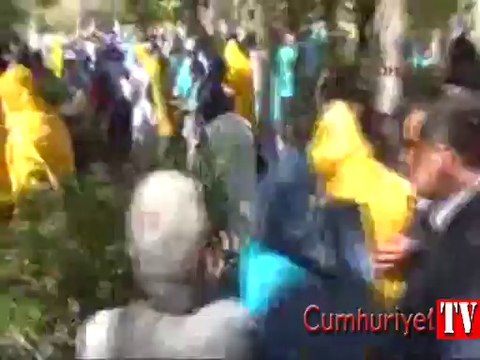 Ankara'da işçilere sert polis müdahalesi