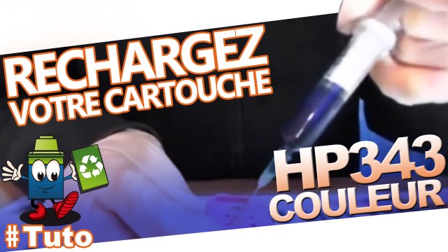 Comment recharger une cartouche d'encre HP 343