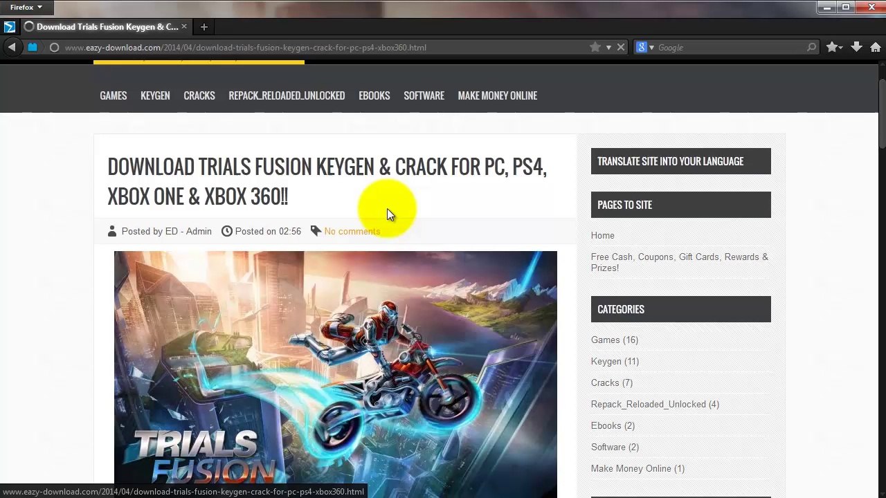 Crack For Trials Fusion Free Download Full Game