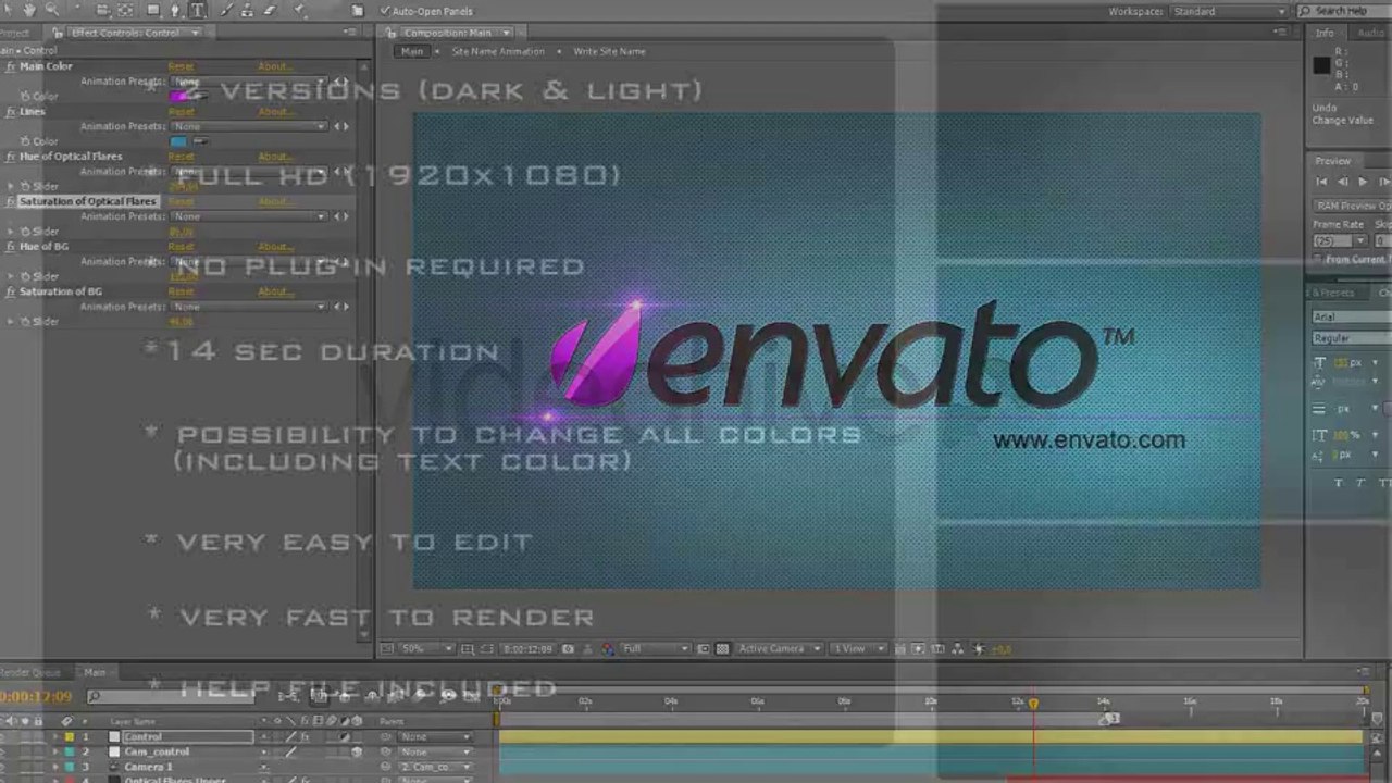 Vivid Line - After Effects Template