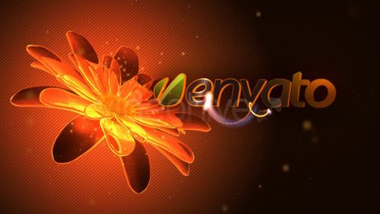 Logo Reveal 3D Flower - After Effects Template
