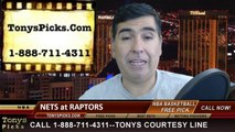 Toronto Raptors vs. Brooklyn Nets Pick Prediction NBA Pro Basketball Playoffs Game 1 Odds Preview 4-19-2014