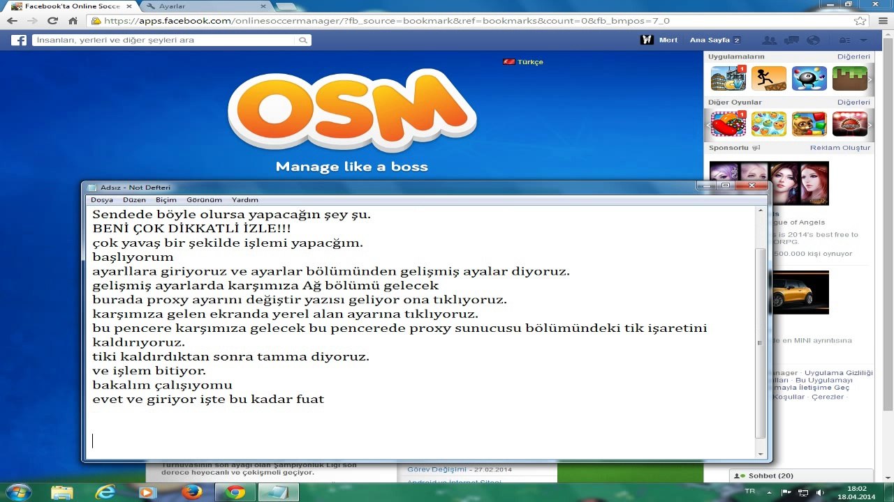 proxy sunucusuna bağlanamıyor