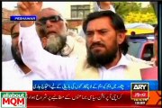 Protest outside Peshawar press club against Enforced Disappearance of MQM workers in Karachi