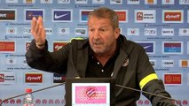 Rolland Courbis avant FC Lorient vs MHSC (34e journée L1)