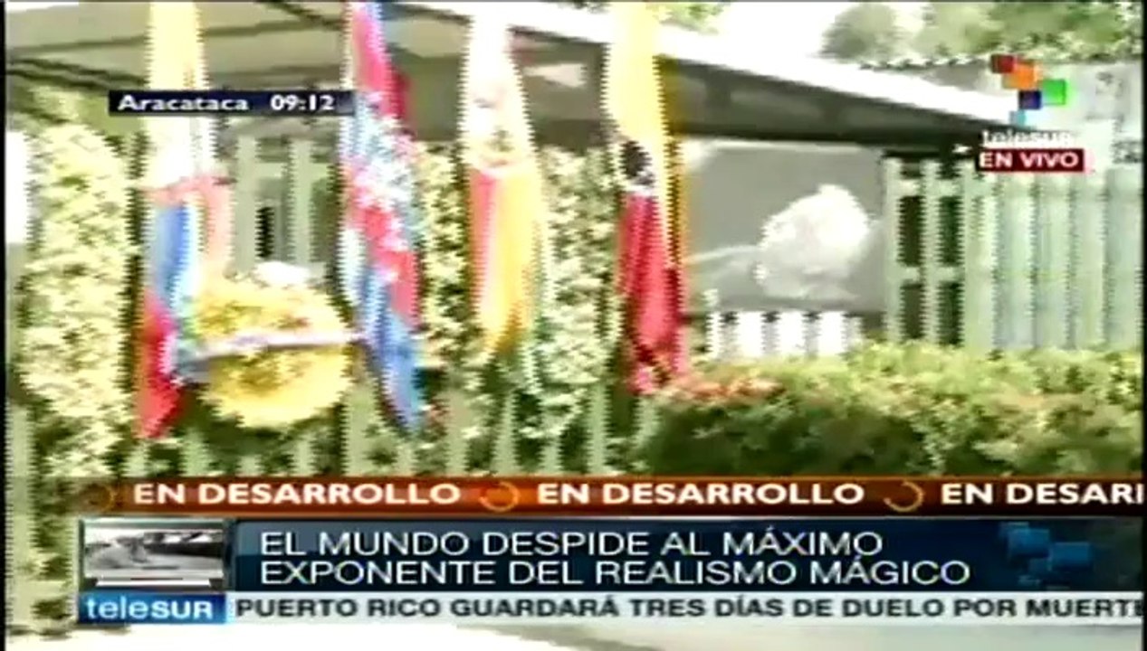 Cientos de colombianos recuerdan a Gabo en su casa de Aracataca