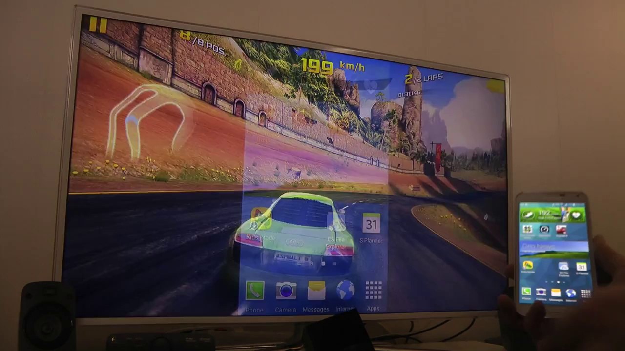 Asphalt 8 Samsung Galaxy S5 SMART TV HD Gameplay Test
