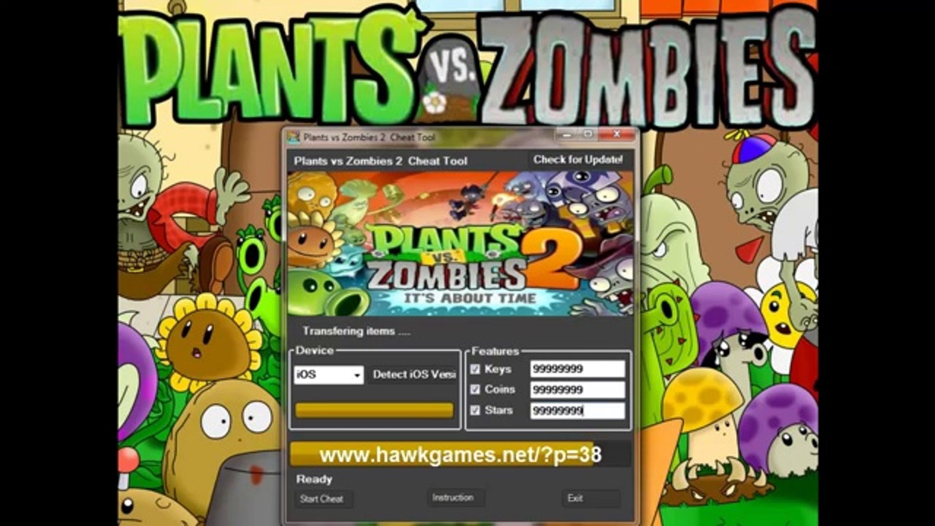 iOS Cheat_Hack Plants vs Zombies 2 - No Jailbreak Working 2014 The Newest -  Vidéo Dailymotion