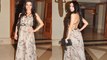 Bollywood Hot Girl Mia Uyeda backless dress with Kunal Khemu Amrita Puri at Blood Money film success bash