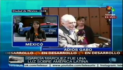 Despiden amigos restos de Gabriel García Márquez en su casa de México