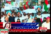 Protest in Sukkur against Extra Judicial Killing & Enforced Disappearance of MQM Workers in Karachi