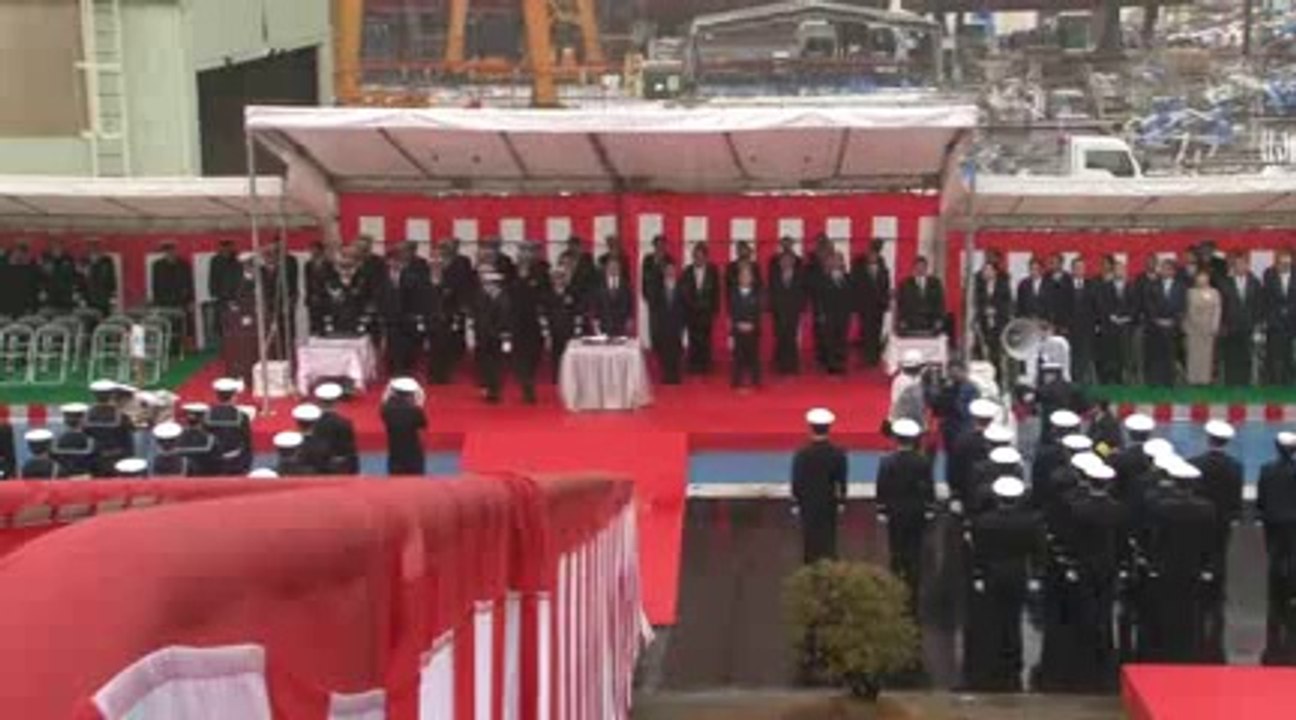 YENI INSA EDILIMIS BIR DDG'NIN JAPON BAHRIYESINE KATILMA TORENI....