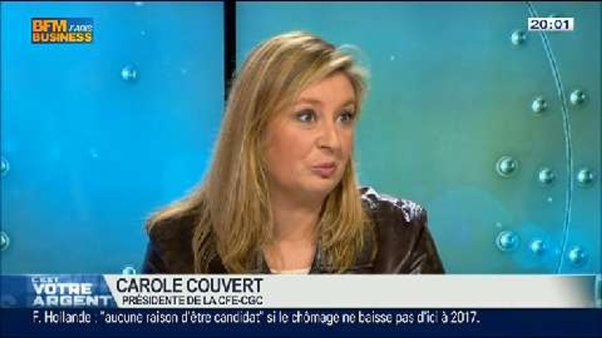 CFE-CGC: Carole Couvert, dans C'est votre argent - 18/04 3/5 - Vidéo  Dailymotion