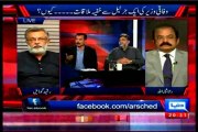 Dunya Kyun Arshad Sharif with MQM Rashid Godil (18 April 2014)