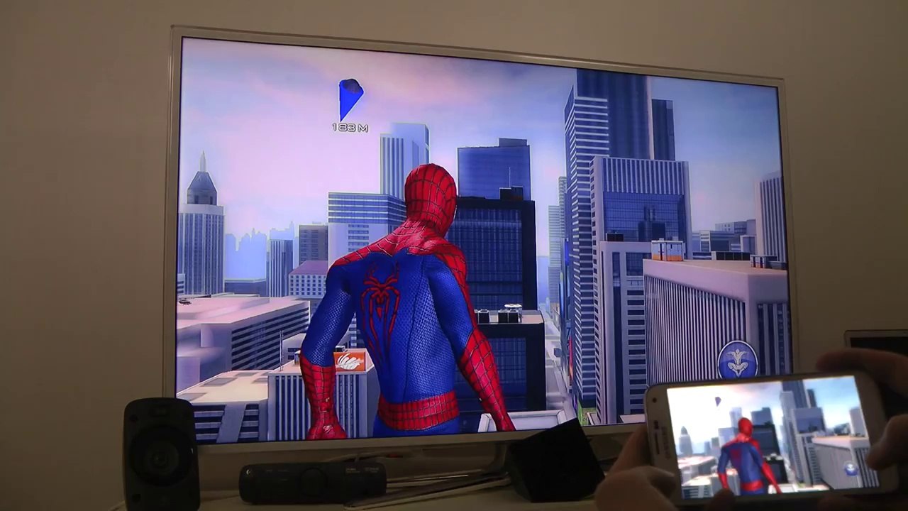 The Amazing Spider Man 2 Samsung Galaxy S5 SMART TV HD Gameplay Test