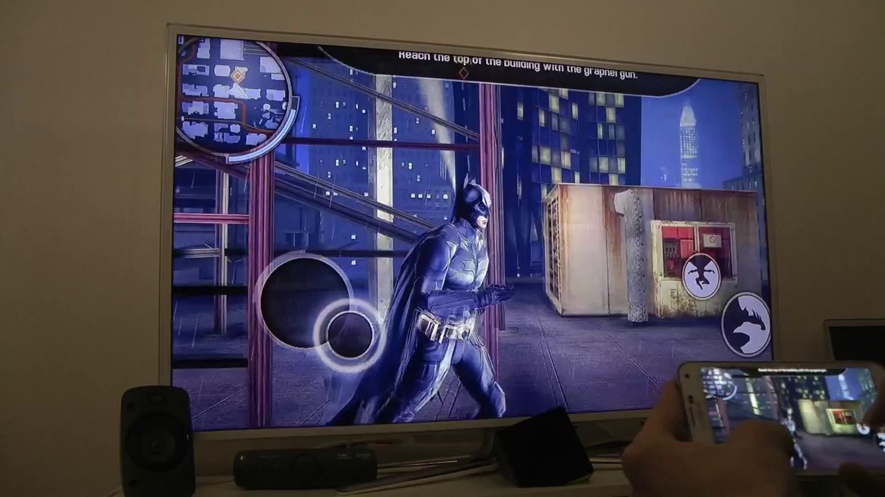 The Dark Knight Rises Samsung Galaxy S5 SMART TV HD Gameplay Test