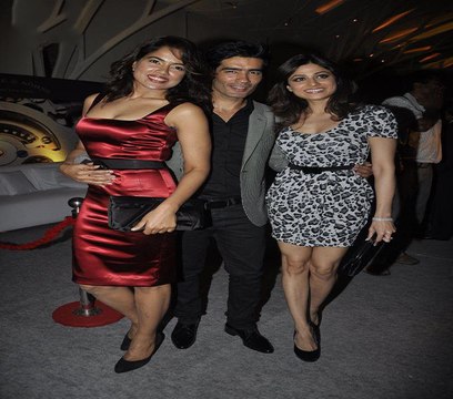 Shamita Shetty looks Awesome & Gorgeous in Black Lipsy dress with Hot Girl Sameera Reddy at A.lange and sohne success bash