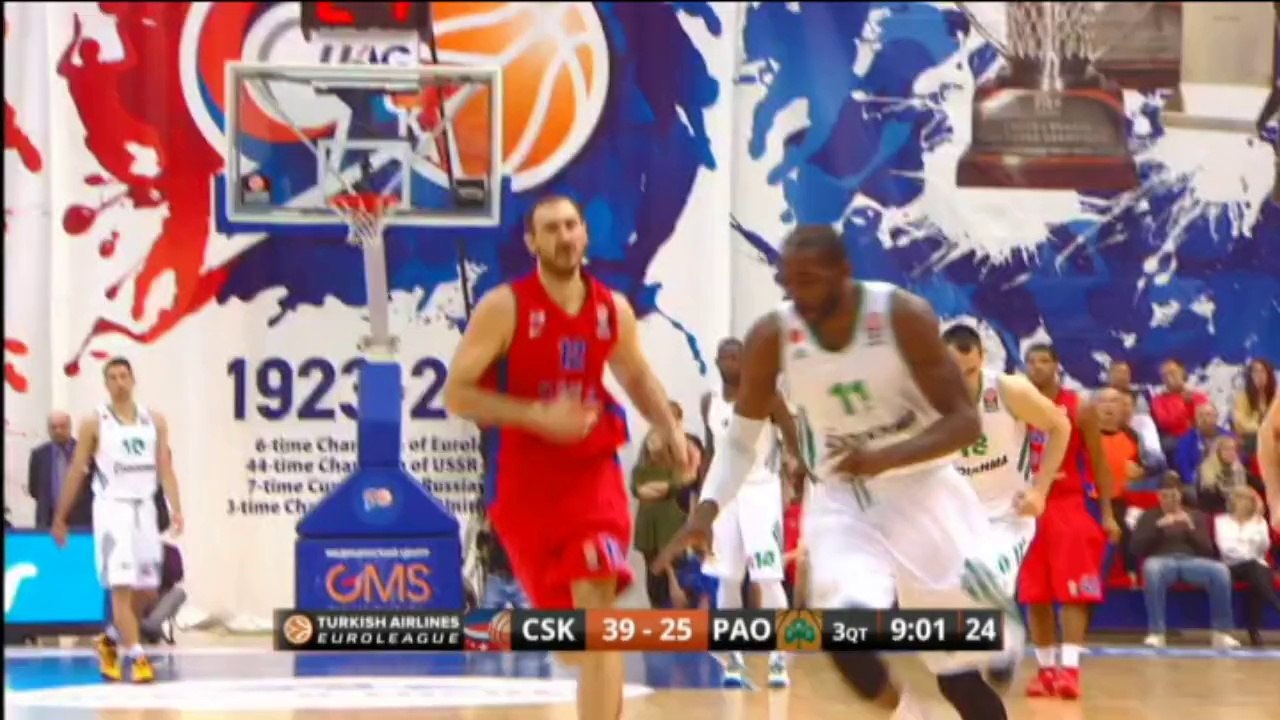 Highlights: CSKA Moscow-Panathinaikos Athens, Playoffs Game 2