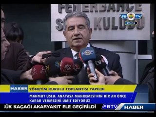 Mahmut Uslu: "Ümidimiz Anayasa Mahkemesi"