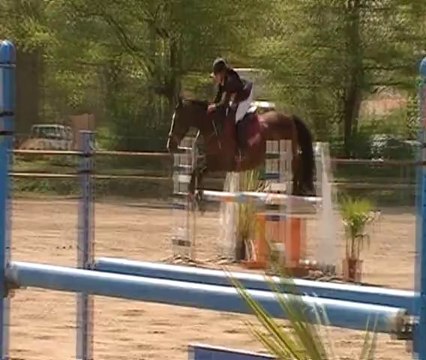 Mégane et Odra, CSO Amateur 3, CCE au Vernet, 13 avril 2014