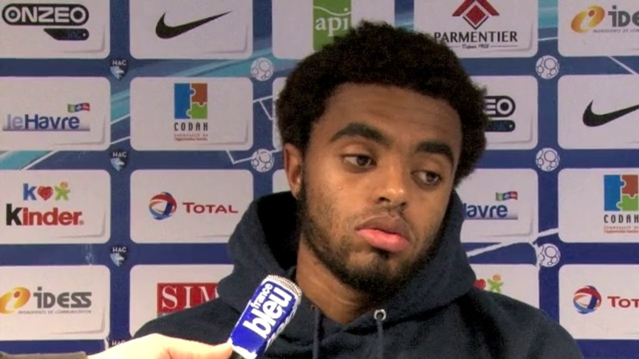 Après HAC - Tours (2-2) réaction de Tristan Dingomé