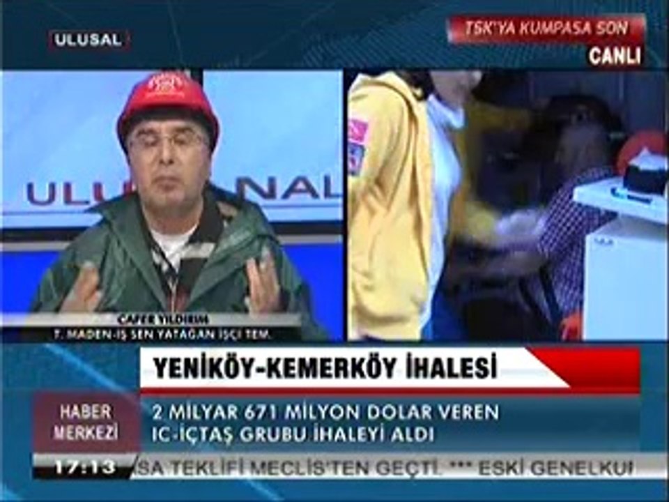 İŞÇİ TEMSİLCİSİ YILDIRIM : BİZ, VATAN HAİNİ DEĞİLİZ.